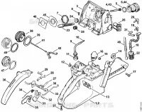 Carter de réservoir pour Stihl 064