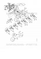 Pompe à huile, Embrayage pour Stihl 064
