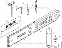 Outils, Accessoires optionnels pour Stihl 066