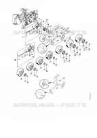 Pompe à huile, Embrayage pour Stihl 066