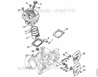 Cylindre pour Stihl 066 W