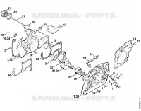 Carter de vilebrequin pour Stihl 066 M