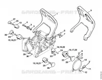 Système AV pour Stihl 066 M