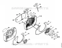 Dispositif de lancement pour Stihl 066 MR