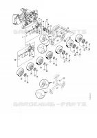 Pompe à huile, Embrayage pour Stihl 066 BR