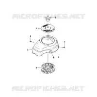 F   Recouverement/ Ventilateur pour Stihl FJ180V-BM80