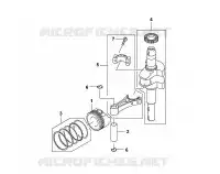 C   Piston/ Vilebrequin pour Stihl FJ180V-AS51