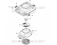 F   Recouverement/ Ventilateur pour Stihl FJ180V-AS51