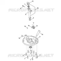 K   Dispositif de lubrification, carter d'huile pour Stihl HD675 (HD675-3012)