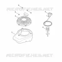 K   Couvercle de ventilateur, lanceur pour Stihl HD675 (HD675-3013)