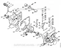 Carter, Vilebrequin pour Stihl 075 AVEQ