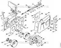 Pompe à huile, Embrayage pour Stihl 075 AVEQ