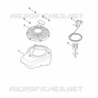K   Couvercle de ventilateur, lanceur pour Stihl HD675 (HD675-3015)
