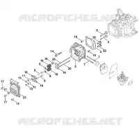 H   Couvre soupapes, Soupape pour Stihl HD775 (HD775-3025)
