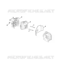F   Échappement pour Stihl HD775 (HD775-3026)