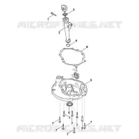 K   Dispositif de lubrification, carter d'huile pour Stihl XT-6 (XT149-0213)