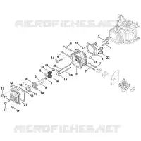 H   Couvre soupapes, Soupape pour Stihl XT-6 (XT149-0213) (2011)