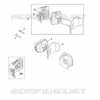 F   Échappement pour Stihl XT-675 (XT675-2046)