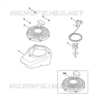 L   Couvercle de ventilateur, lanceur pour Stihl XT-800 (XT800-0032)