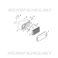 B   Filtre à air pour Stihl XT-800 (XT800-0036)