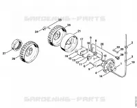 Dispositif d'allumage ⇥ X 13 927 613 (04.85) pour Stihl 08 SE