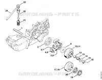 Embrayage pour Stihl 08 SE