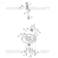 K   Dispositif de lubrification, carter d'huile pour Stihl XT-800 (XT800-3086)