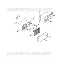B   Filtre à air pour Stihl XT-800 (XT800-3088)