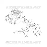 H   Pompe à carburant pour Stihl XT-800 (XT800-3091)