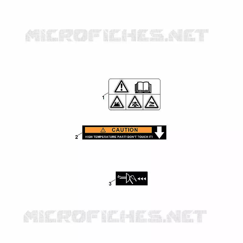 L - Autocollant Stihl Moteurs thermiques Moteurs thermiques EVC EVC 200.0 (EVC200-0001)  EVC 200.0 (EVC200-0001)