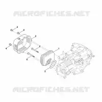F   Silencieux pour Stihl EVC 200.2 (EVC200-0003)