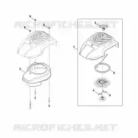 K   Système de démarrage, boîtier de ventilateur pour Stihl EVC 200.2 (EVC200-0003)