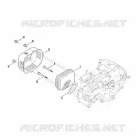 F   Silencieux pour Stihl EVC 200.3 (EVC200-0007)
