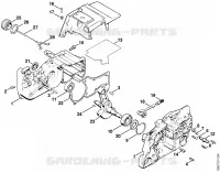 Carter de vilebrequin pour Stihl 084 W