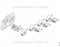 Embrayage ⇥ X 25 673 243 (22.92) pour Stihl 084 R
