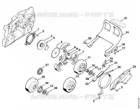Embrayage, Frein de chaîne pour Stihl 084 R