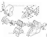 Filtre à air pour Stihl 084 R