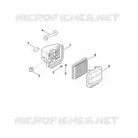 B   Filtre à air pour Stihl EVC 200.3 C (EVC200-0005)
