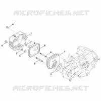 F   Silencieux pour Stihl EVC 200.3 C (EVC200-0005)