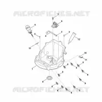 J   Transmission de régulateur, carter d'huile pour Stihl EVC 200.3 C (EVC200-0005)