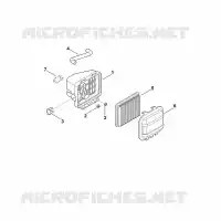 B   Filtre à air pour Stihl EVC 200.3 C (EVC200-0006)
