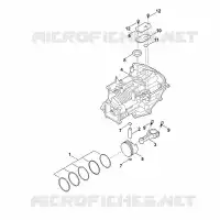 C   Carter de vilebrequin, piston, bielle pour Stihl EVC 200.3 C (EVC200-0006)