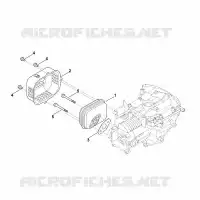 F   Silencieux pour Stihl EVC 200.3 C (EVC200-0006)