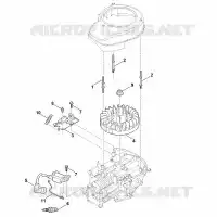 I   Système d'allumage, volant moteur pour Stihl EVC 200.3 C (EVC200-0006)