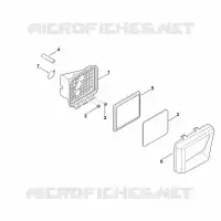 B   Filtre à air pour Stihl EVC 300.0 (EVC300-0001)