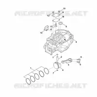 C   Carter de vilebrequin, piston, bielle pour Stihl EVC 300.0 (EVC300-0001)