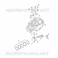 C   Carter de vilebrequin, piston, bielle pour Stihl EVC 300.0 E (EVC300-0002)