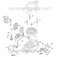 I   Système d'allumage, volant moteur pour Stihl EVC 300.0 E (EVC300-0002)