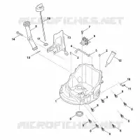 J   Transmission de régulateur, carter d'huile pour Stihl EVC 300.0 E (EVC300-0002)