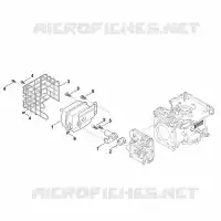 F   Silencieux pour Stihl EVC 2000.0 (EVC2000-0001)